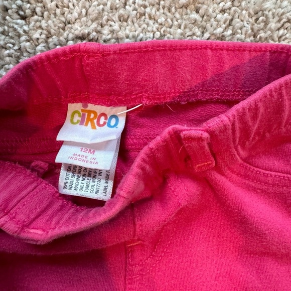 Carter’s Plaid Tunic long sleeve top and Pink Leggings outfit Size 12 Months - Picture 10 of 11